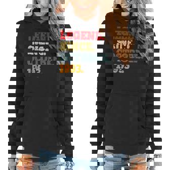 29 Years Old Gifts Legend Since October 1993 29Th Birthday V5 Women Hoodie Graphic Print Hooded Sweatshirt - Thegiftio UK