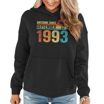 30 Years Old Gifts Awesome Since September 1993 30Th V2 Women Hoodie - Thegiftio UK