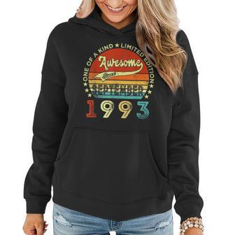 30 Years Old Gifts Awesome Since September 1993 30Th Women Hoodie - Thegiftio UK