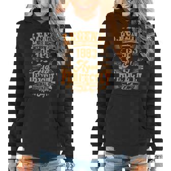 40 Year Old Gifts Legends Born In 1983 Vintage 40Th Birthday Women Hoodie - Thegiftio UK