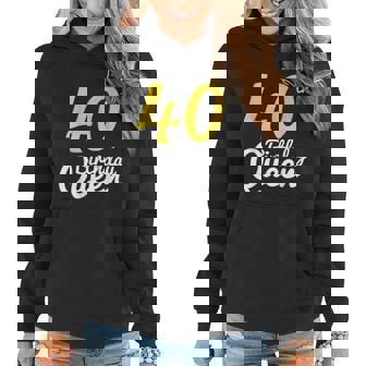 40Th Birthday Queen 40 Years Old Bday Gift For Sister Wife Women Hoodie | Mazezy