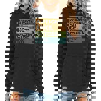 42 Years Old Gifts Awesome Since October 1980 42Nd Birthday Women Hoodie Graphic Print Hooded Sweatshirt - Thegiftio UK