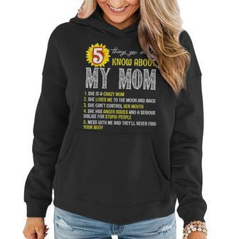 5 Things You Should Know About My Mom Sunflower Women Hoodie - Seseable