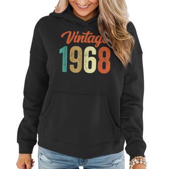 55 Year Old Men Women Born In 1968 Birthday Women Hoodie | Mazezy