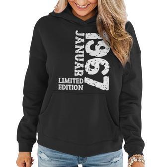 56 Geburtstag Frauen Männer Limited Edition Januar 1967 Frauen Hoodie - Seseable