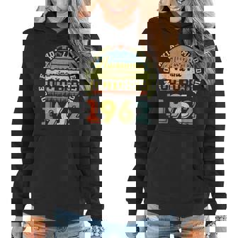 60 Years Old Funny Awesome Since October 1962 60Th Birthday V5 Women Hoodie Graphic Print Hooded Sweatshirt - Thegiftio UK