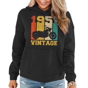70 Years Old Gifts Vintage 1951 Motorcycle 70Th Birthday Women Hoodie | Mazezy
