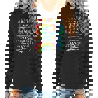 90 Year Old Tie Dye 90Th Birthday Women Girl Awesome 1933 Women Hoodie - Thegiftio