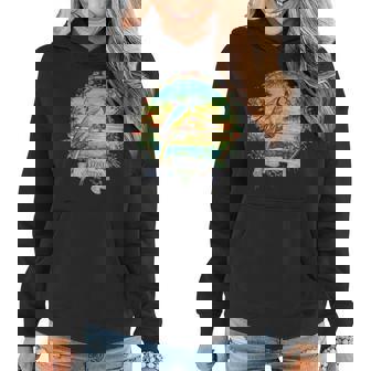 Abaco Bahamas Vintage Sunset Parrot Vacation Women Hoodie Graphic Print Hooded Sweatshirt - Thegiftio UK
