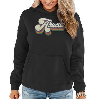 Abuela Gifts For Grandma Retro Vintage Mothers Day Abuela Women Hoodie | Mazezy