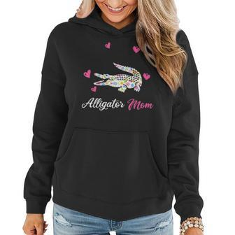 Alligator Mom Funny Animal Gift For Mothers Day Women Hoodie - Seseable