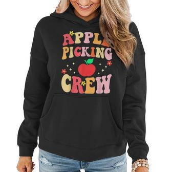 Apple Picking Crew Apple Picking Outfit Apple Harvest Season V2 Women Hoodie Graphic Print Hooded Sweatshirt - Thegiftio UK