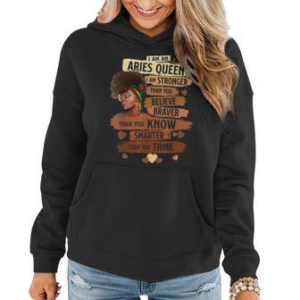 Aries Queen Sweet As Candy Birthday Gift For Black Women Women Hoodie | Mazezy