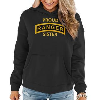 Army Ranger Tab Ranger School Proud Sister Women Hoodie | Mazezy