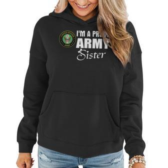 Army Sister Proud Army Sister Gift Deployment Women Hoodie | Mazezy