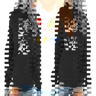 Art Teacher V5 Women Hoodie Graphic Print Hooded Sweatshirt - Thegiftio