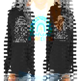 Autism Awareness Rainbow Puzzle Autism Awareness Month Women Hoodie | Mazezy