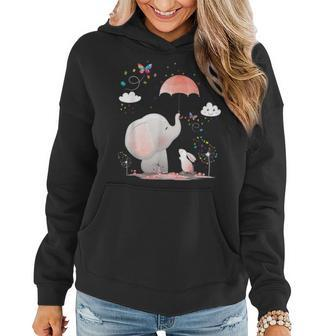 Autism Mom Elephant Mommy Proud Mom Autism Awareness Month Women Hoodie - Seseable