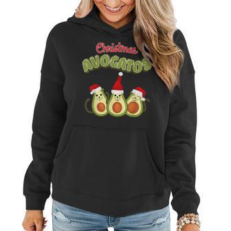 Avogato Vegan Christmas Avocado Cat Design Men Women T Women Hoodie - Seseable