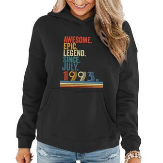 Awesome 1993 Epic Legend Since July Vintage Women Hoodie - Monsterry DE