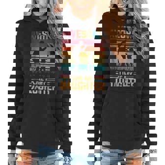 Awesome Like My Daughter Father Day Gifts From Daughter 2023 Women Hoodie - Thegiftio UK