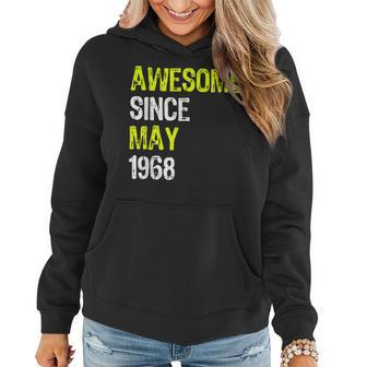 Awesome Since May 1968 50Th Birthday 50 Years Old Women Hoodie | Mazezy AU
