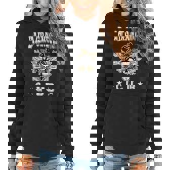Bad Grandmas Club Retro Skull Mom Life Everyday Streetwear Women Hoodie - Seseable