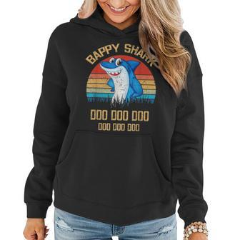 Bappy Shark Fathers Day Gift From Wife Son Daughter Women Hoodie - Seseable