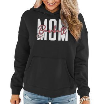 Baseball Mom Letter Print Mama Mothers Day Baseball Lover Women Hoodie | Mazezy AU