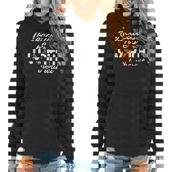 Because Hes Worth The Wait Air Force Wife Women Hoodie | Mazezy