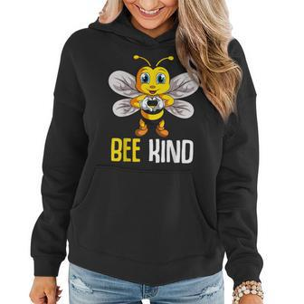 Bee Kind Bumble Bee Kindness Girls Kids Boys Women Women Hoodie | Mazezy