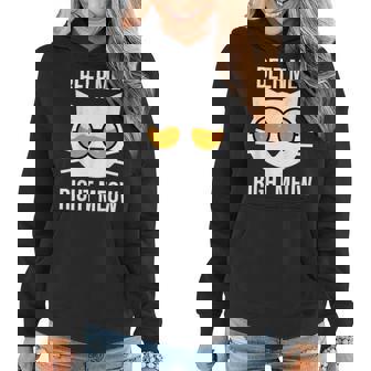Beer Me Right Meow Funny Cat Drinking Lover Pride Women Hoodie - Seseable