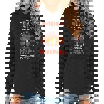 Being A Mom Is An Honor Being A Nana Is Priceless Mother Day Women Hoodie - Seseable