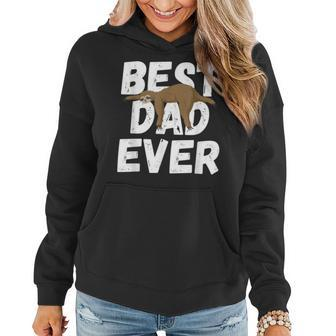 Best Dad Ever Sleeping Sloth Lazy Father Funny Fathers Day Gift For Mens Women Hoodie
