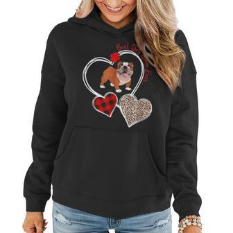 Best English Bulldog Mom Ever Funny Womens DayMothers Day Women Hoodie - Seseable