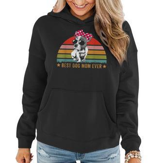 Best French Bulldog Mom Ever Funny Dog Mom Vintage Gifts Women Hoodie - Seseable