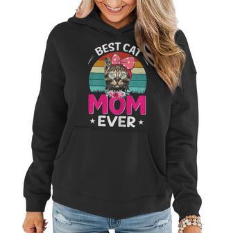 Beste Katzenmutter Ever Hoodie für Damen, Katzenliebhaber Tee - Seseable