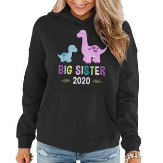 Big Sister 2020 Brontosaurus Dinosaur Women Hoodie | Mazezy AU