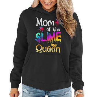 Birthday Matching Party Mom Of The Slime Queen Women Hoodie | Mazezy