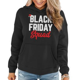 Black Friday Squad Shopping Team Family Funny Christmas Women Hoodie | Mazezy