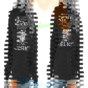 Boccia Die Boule Legende Betritt Das Gelände Boule Frauen Hoodie - Seseable