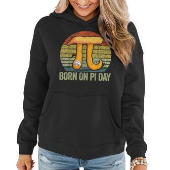 Born On Pi Day Happy Birthday Funny Nerd Math Teacher Women Hoodie - Seseable