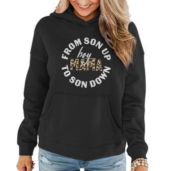 Boys Mama From Son Up To Son Down Mothers Day Plus Size Shirts For Mom Son Mama Women Hoodie - Monsterry