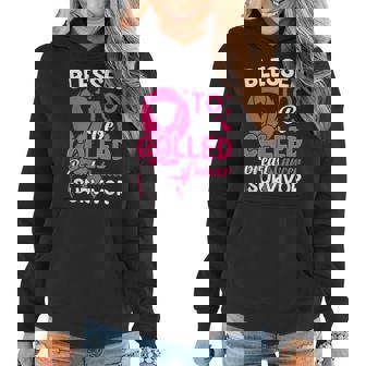 Breast Cancer Survivor - Blessed To Be Called Breast Cancer Women Hoodie Graphic Print Hooded Sweatshirt - Thegiftio UK