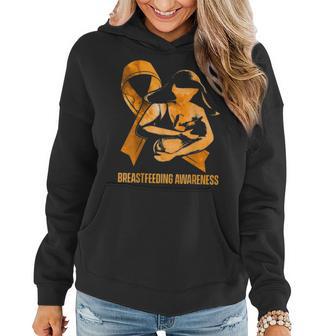 Breastfeeding Awareness Love Breast Milk Lactation Mom Da1 Women Hoodie - Seseable