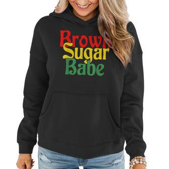 Brown Sugar Babe Proud Black Women African Pride Women Hoodie - Seseable