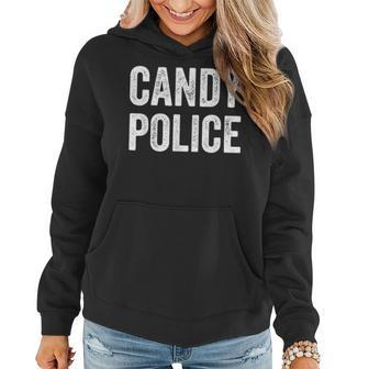 Candy Police Mom Dad Parents Costume For Halloween Women Hoodie - Seseable