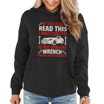 Car Mechanic Wrench Funny Gift Car Automobile Guy Auto Mechanic Cute Gift Women Hoodie - Monsterry AU