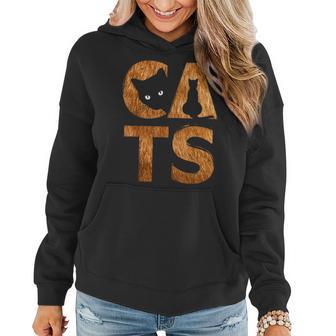 Cats Katzen- Liebe Besitzer Freund Statement Niedlich Frauen Hoodie - Seseable