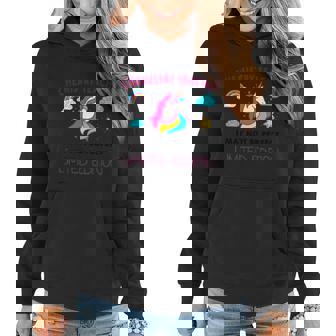 Chemistry Teacher I May Not Be Perfect But I Am Unique Funny Unicorn Job Title Women Hoodie Graphic Print Hooded Sweatshirt - Thegiftio